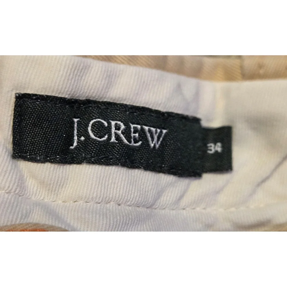 J.Crew Chino Shorts Men's Size 34 Tan Button Fly